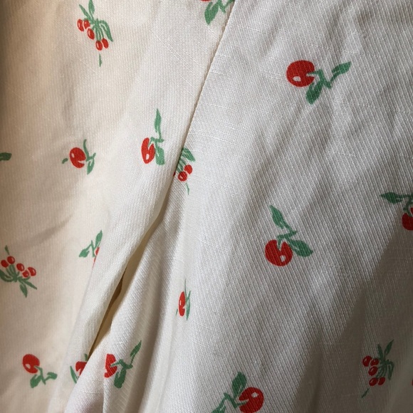 Anthropologie Feather Bone Flare Cherry Pants - Picture 8 of 8